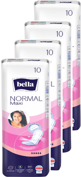 Упаковка гігієнічних прокладок Bella Normal Maxi 10 шт х 4 пачки (ROZ00516300692)