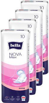 Упаковка гігієнічних прокладок Bella Nova Maxi 10 шт х 4 пачки (ROZ00516300487)