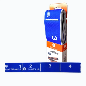 Эспандер для фитнеса Sveltus Elastiband синий, 20 кг + QR код (SLTS-0008)