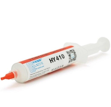 Паста термопровідна HY-410 30g, шприц, White