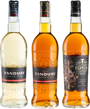 Набір ром Tanduay Asian Rum Silver 0.7 л 40 % + Rum Gold 0.7 л 40% + Spiced Rum 0.7 л 40% (1021000228330)