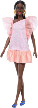 Lalka Mattel Barbie Fashionistas 216 Doll with Pink and Peach Party Dress (0194735176847)