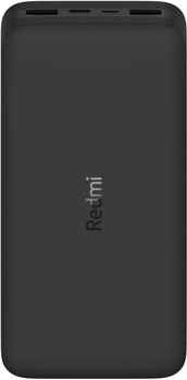 УМБ Xiaomi Redmi PowerBank 20000 mAh Fast Charge 18W PB200LZM Black (VXN4304GL) (26922/11864739) - Уцінка