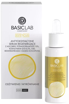 Serum do twarzy BasicLab Antioxidant Regenerating and Nourishing  Serum 10% Vitamin C 30 ml (5907637951550)
