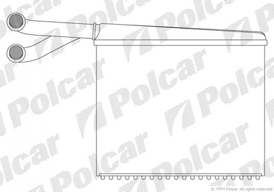 Радиатор печки Polcar 5062N82 Mercedes Sprinter A0038356101