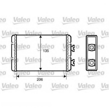 Радіатор печі Valeo 812220 BMW 3 Series, X3 64118372783