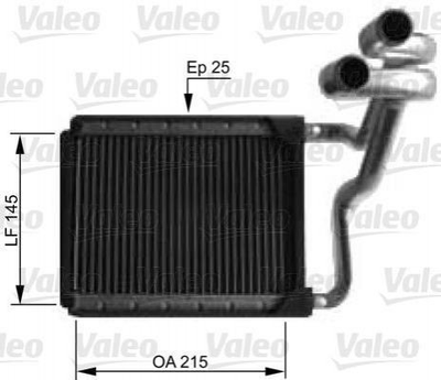 Радіатор пічки Valeo 812441 Hyundai I30 971382L000