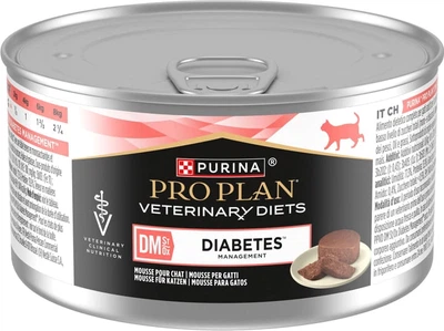 Вологий корм для котів при цукровому діабеті Purina Pro Plan DM ST/OX Diabetes Management мус 195 г