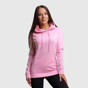 Толстовка жіноча PRO Baby pink - GymBeam M - pink - white (2168135)