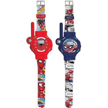 Cyfrowy zegarek na rękę Lexibook Spider Man 2 w 1 Walikie Talkie Watch (DMWTW1SP) 2 szt (3380743102030)