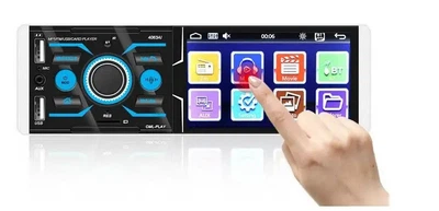 Автомагнитола 1din 4063 - Сенсорный экран 4,1''+ RGB подсветка + DIVX + MP3 + USB + Bluetooth + AV-in