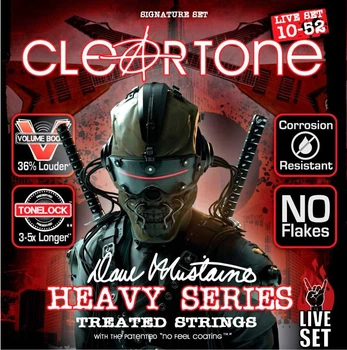 Струны для электрогитары Cleartone DML9520 Dave Mustaine Live Set (10-52)