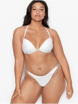 Купальник Victoria's Secret Bombshell push-up Shine Strap White 70В/XS