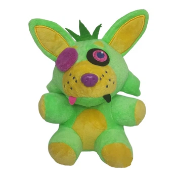 Игрушка мягкая Аниматроник Фокси Пять Ночей с Фредди FNAF ФНАФ 18 см зеленая