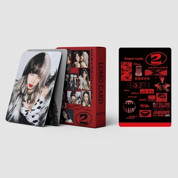 Ломо Карты Lomo Card Джи-Айдл I-DLE Super lady 2 55 шт