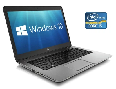 Ультрабук Б-класс HP EliteBook 840 G1 / 14" (1366x768) TN / Intel Core i5-4210U (2 (4) ядра по 1.7 - 2.7 GHz) / 8 GB DDR3 / 120 GB SSD / Intel HD Graphics 4400 / WebCam / Без АКБ б/у
