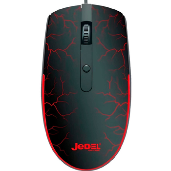 Миша дротова Jedel M81 1.7М RGB підсвічування для ПК Microsoft Windows Чорний