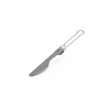 Нож Naturehike NH19C001-J титановий сірий з мішечком (6927595734780)