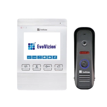 EvoVizion VP-432 White + DP-04 Комплект домофона