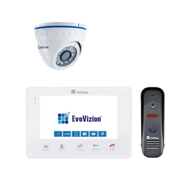 EvoVizion VP-705 White + DP-04 cam Комплект домофона