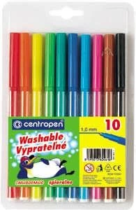 Фломастеры&nbsp;Centropen&nbsp;Пингвины&nbsp;10&nbsp;цв