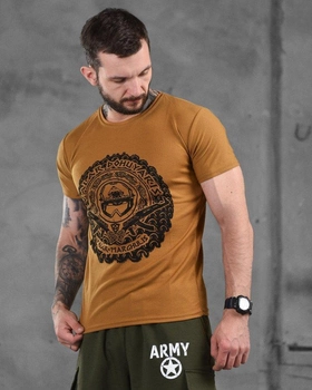 Армійська чоловіча футболка Valar Morghulis потовідвідна 3XL койот (87307)