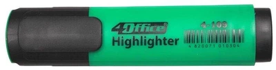 Маркер текстовиділювач 4Office Higlighter зелений (4-109-04)