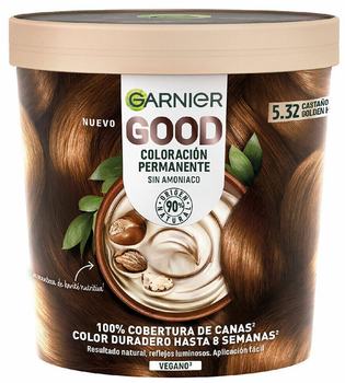 Стійка фарба для волосся Garnier Good 5.32 Chestnut Golden Hour без аміаку 217 мл (3600542574662)