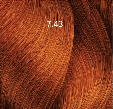 Farba do włosów L'Oreal Paris Inoa Permanent Colour bez amoniaku 7.43 Złoty miedziany blond 60 g (3474637133207)