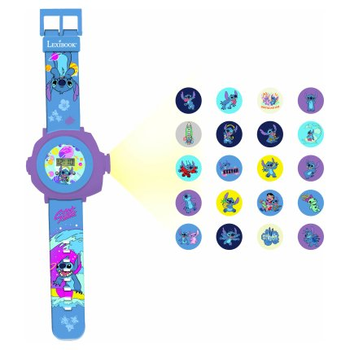 Цифровий проекційний наручний годинник Lexibook Disney Stitch (DMW050D) (3380743100791)
