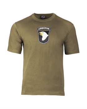 Футболка тактична MIL-TEC Армійська Бавовняна Airborne ′101ST′ Olive XL (11052001-905-XL)
