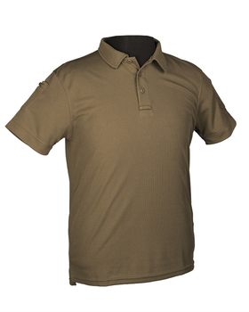 Футболка тактична Mil-Tec Швидкосохнуча M TACTICAL QUICK DRY POLOSHIRT OLIV (10961001-903-M)