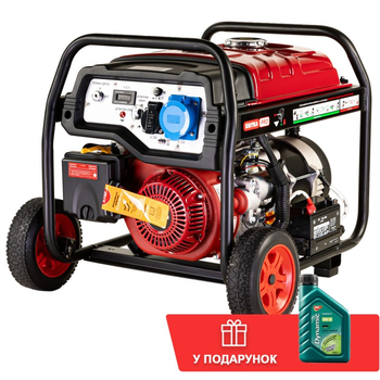 Бензиновий генератор КВІТКА PRO SC5000E + олива (4.8 кВт) (110-7004)