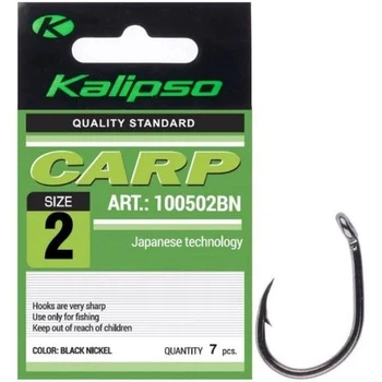 Гачки на коропа самопідсікаючий Kalipso Carp 100502BN №2 7шт