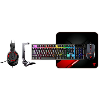 Игровой набор Fantech P51 5в1 Клавиатура/ Мышь/ Коврик/ Наушники/ Подставка с подсветкой