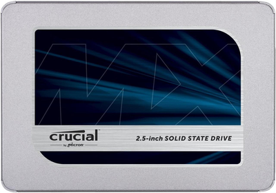 Внутренний SSD Crucial MX500 500 ГБ 3D NAND, SATA 2.5"