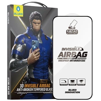 Скло захисне Blueo Invisible Airbag Anti-Broken 3D для Apple iPhone 14 Pro Max / iPhone 15 Plus / iPhone 16 Plus