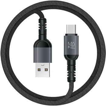 Кабель MAKE USB to Type-C 3A 1 м Denim Grey (MCB-CD10GR)