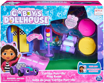 Zestaw akcesoriów do figurek Gabby's Dollhouse Deluxe Room Carlita Purr-ific Play Room 6 szt (0778988452738)