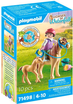 Zestaw figurek Playmobil Horses of Waterfall Child with Pony and Foal z akcesoriami 10 elementów (4008789714985)