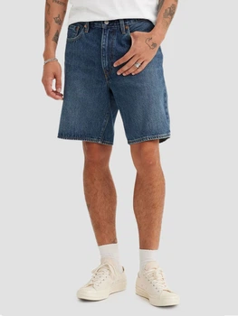 Шорты джинсовые мужские Levi's 468 Loose Shorts Picnic Friends Short A8461-0003 36 Синие (5401128913725)