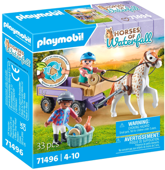 Zestaw figurek Playmobil Horses of Waterfall Pony carriage 33 elementy (4008789714961)