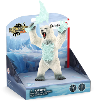 Figurka Schleich Eldrador Creatures Blizzard Bear with Weapon 18 cm (4059433469034)
