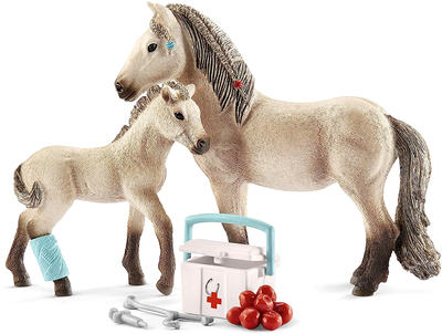 Zestaw figurek Schleich Horse Club Hannah's First-Aid Kit 9 szt (4059433722436)