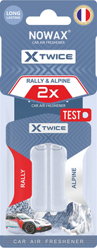Ароматизатор з подвійною капсулою Nowax X Twice Alpine & Rally (NX00147)