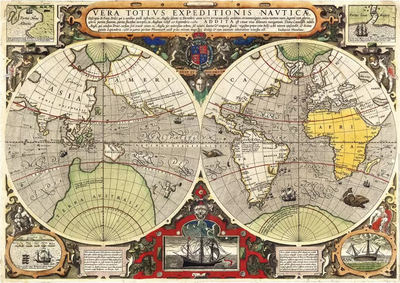 Пазли Clementoni HQ Antique Nautical Map 6000 елементів (8005125365265)