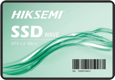 Dysk SSD Hiksemi WAVE(S) 1TB 2.5" SATAIII 3D NAND TLC (HS-SSD-WAVE(S)(STD)/1024G/SATA/WW)