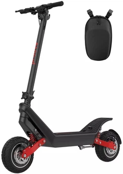Набір Електросамокат Proove Model Dual Sport Black/Red (2001000713110) + Сумка Xiamen на кермо для електросамоката Xiamen Чорна (PH050604)