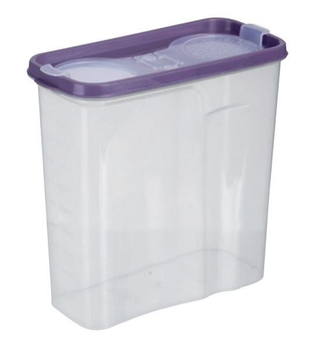 Контейнер для сипучих Violet House Transparent, 2.5 л (0551 Transparent д/сыпучих 2.5 л)