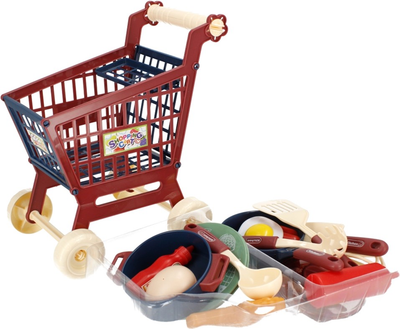 Wózek supermarketowy Mega Creative Shopping Trolley Happy z akcesoriami (5904335899634)
